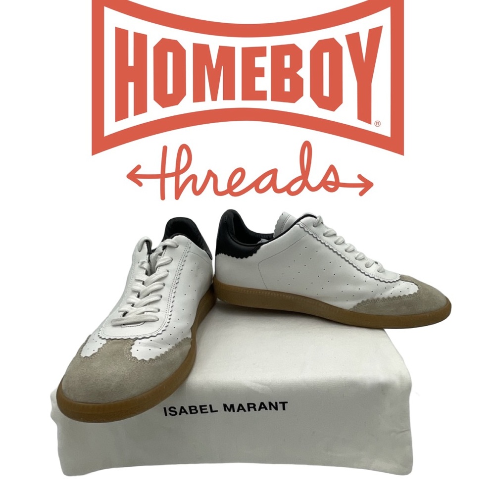Isabel Marant White and Black Sneakers - Picture 4 of 7
